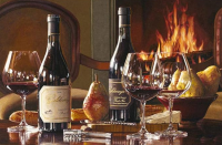 Wines on the table 60x40 cm
