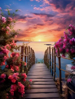 Bridge to the Sea 40x50 cm