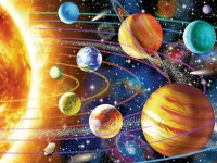 Planets 30x40 cm