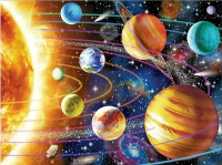 Planets 40x50 cm