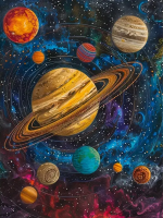 Planets 1 30x40 cm