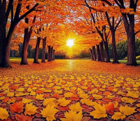 Brīnišķīgs rudens 40x40 cm