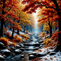 Rudens spalvos 40x40 cm