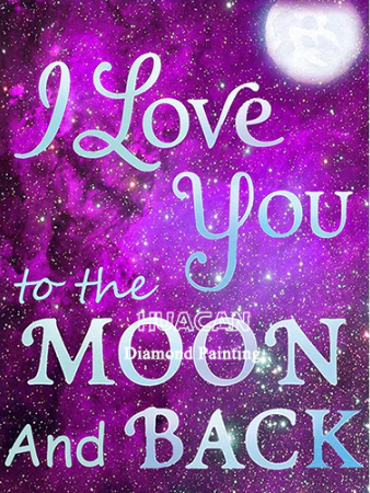To the Moon and Back 20x30 cm