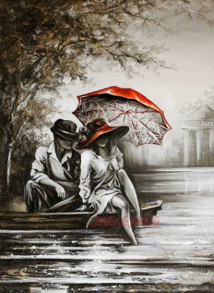 Su valtimi tvenkinyje 30x45 cm