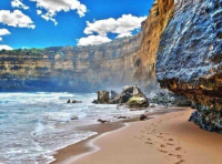 Landscape by the sea 30x40 cm