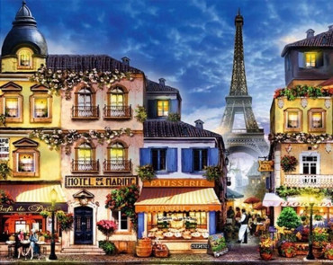 Miesto gatvė 30x35 cm