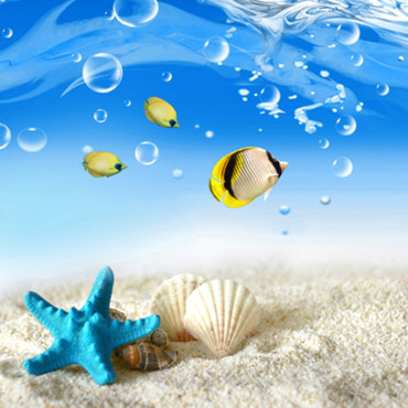 Pludmale un ūdens 30x30 cm