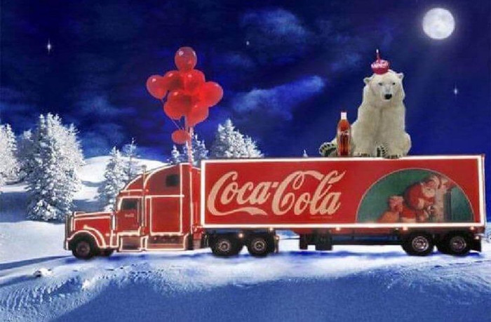 Coca-Cola Auto 30x45 cm
