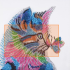 Colorful Cat 30x30 cm