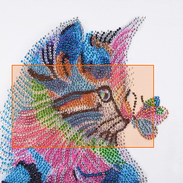 Colorful Cat 30x30 cm