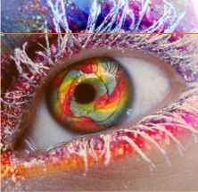 Eye with Beautiful Eyelashes 30x30 cm