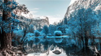 Winter Landscape 45x80 cm