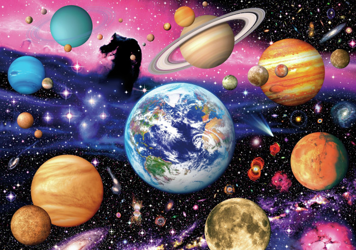 Planets 40x30 cm