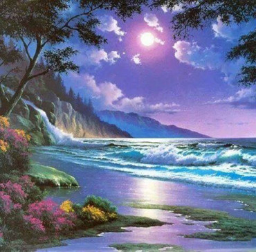 Jūras krasts 30x30 cm