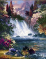 Waterfall in the forest 30x40 cm