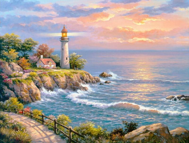 Lighthouse 44x33 cm