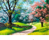 Beautiful park 40x32 cm