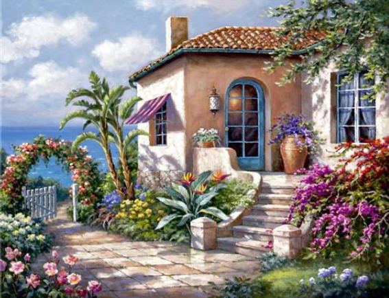 Beautiful home 40x30 cm