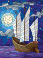 Ship 30x40 cm
