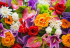 Colorful flowers 60x40 cm