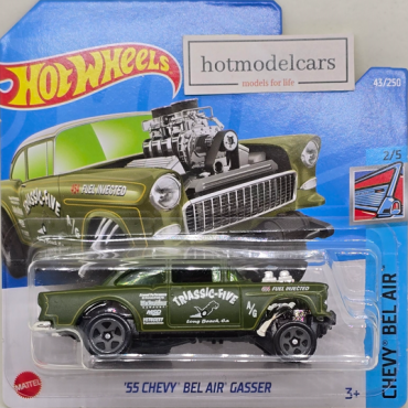 2022. gada - 043. - HCV06 Hot Wheels ´55 CHEVY BEL AIR GASSER