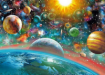 Planets 40x30 cm