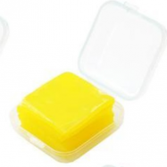 Square yellow wax for mounting diamonds