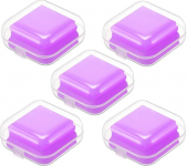 Square purple wax for mounting diamonds