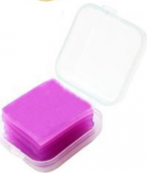 Square purple wax for mounting diamonds