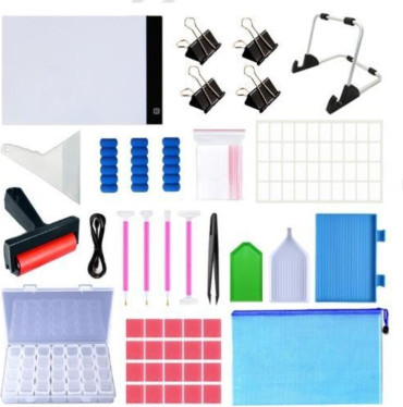 Diamond painting accessories set