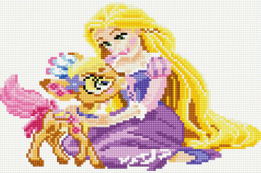 Princesė - įrėminta 20x30 cm