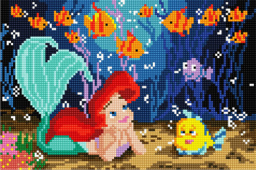 Mermaid - framed 20x30 cm