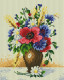Flowers in a vase - framed 30x40 cm