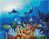 Dolphins - framed 40x50 cm