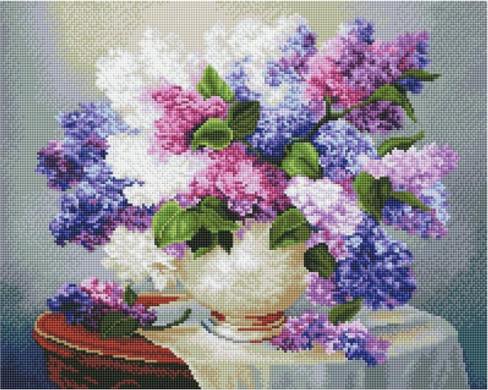 Lilacs - framed 40x50 cm
