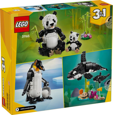 31165 LEGO Laukiniai gyvūnai Pandų šeima