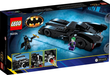 76224 LEGO Betmobilis: Betmens pret Supermenu. Džokers pārvērtās