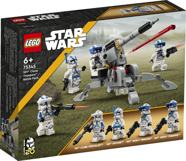 75345 LEGO Star Wars 501st Clone Troopers™-i lahingukomplekt
