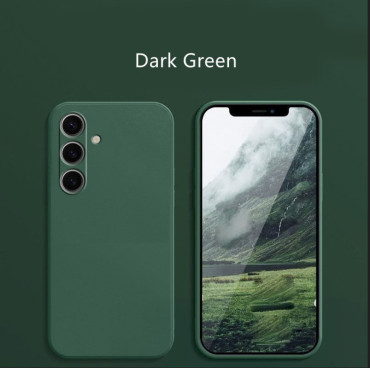 Apsauginis dėklas Samsung A55 telefonui, tamsiai žalia