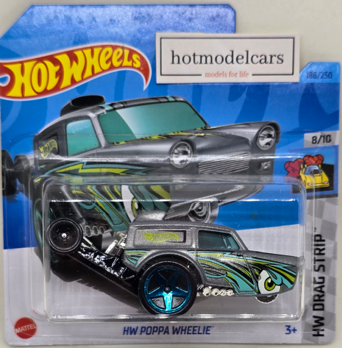 2023 - 186 - HKK06 Hot Wheels HW POPPA WHEELIE