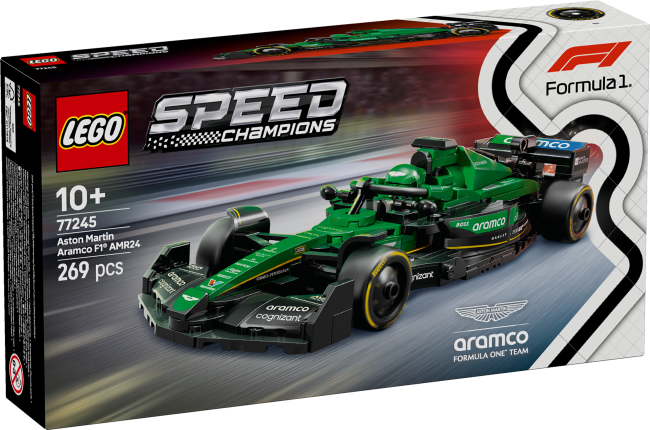 77245 LEGO Speed Champions Aston Martin Aramco F1® AMR24 Race Car