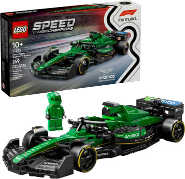 77245 LEGO Speed Champions Aston Martin Aramco F1® AMR24 võidusõiduauto