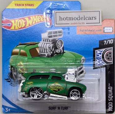 2019. gada — 079. — FYD93 Hot Wheels sērfošanas un zāliena trase