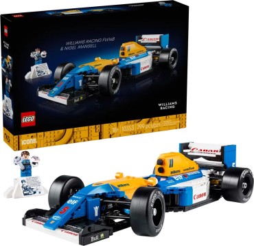 10353 LEGO Icons Williams Racing FW14B ja Nigel Mansell