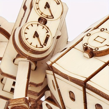 3D wooden puzzle - motorbike