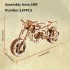 3D wooden puzzle - motorbike