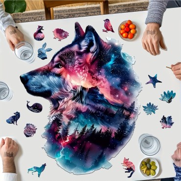 Wooden Puzzle “Wolf”