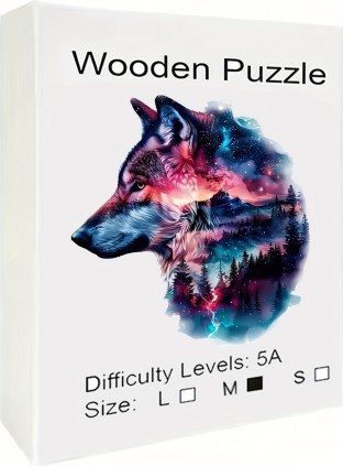 Wooden Puzzle “Wolf”