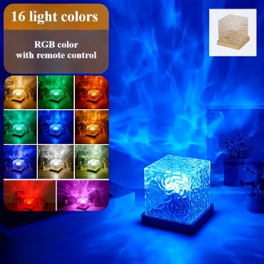 Water Ripple Effect Night Light
